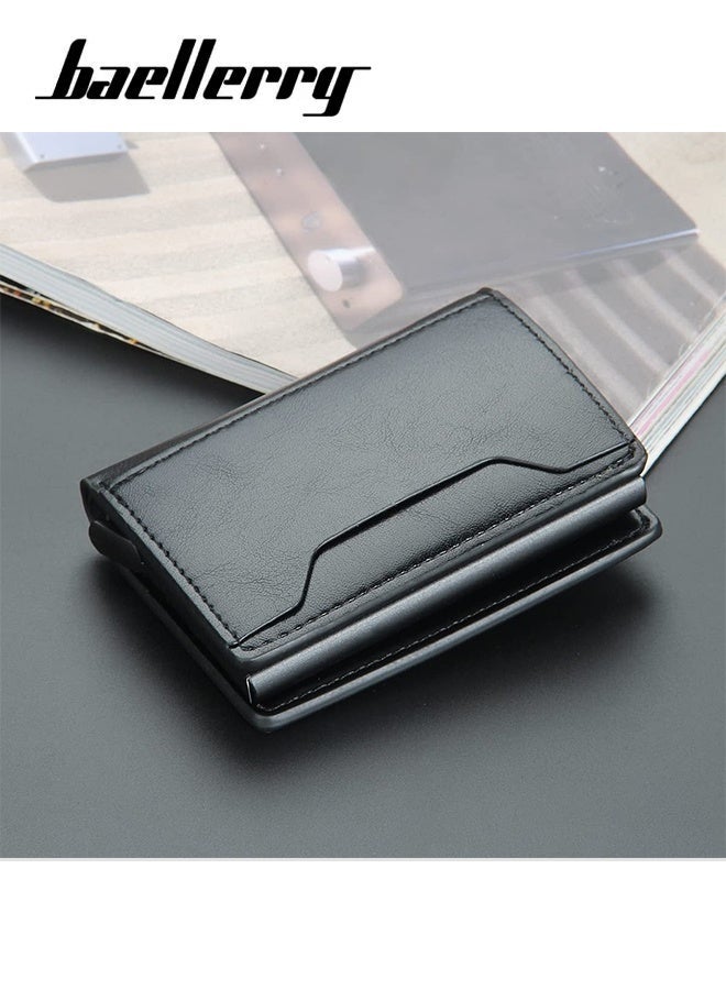 baellerry Card Holder Wallet, RFID Blocking, Minimalist Leather Wallets for Men Women, ID Cases Slim Wallet Leather - Image 1